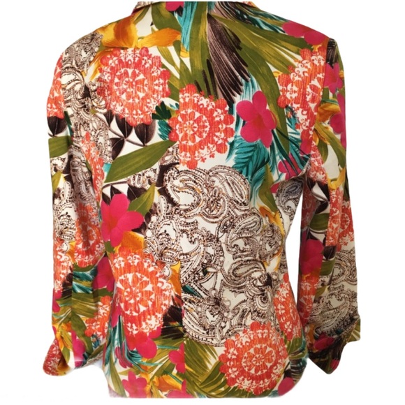 Herve Bernard Floral Jacket - Picture 2 of 3